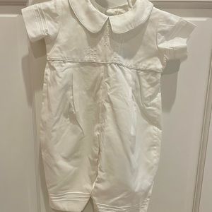 NWT Baptismal Romper, Bella Bliss size 0-3 months.